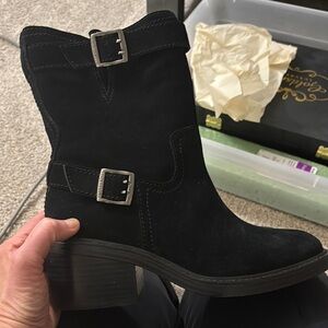 Black Suede Ankle Boots